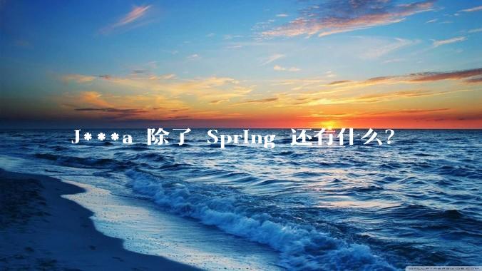 J***a 除了 Spring 还有什么？