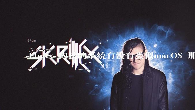 Linux 内核的系统有没有类似macOS 那样漂亮流畅的桌面环境的发行版本?