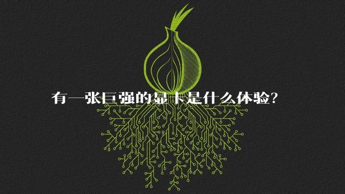 有一张巨强的显卡是什么体验？