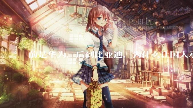 前是华为，后到比亚迪，为什么让国人承认国产优秀这么难？