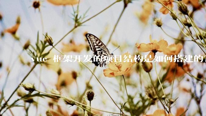 vue 框架开发的项目结构是如何搭建的？