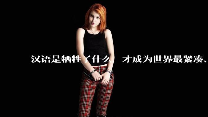 汉语是牺牲了什么，才成为世界最紧凑、最高效的语言？