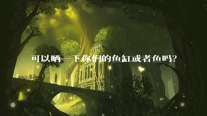 可以晒一下你们的鱼缸或者鱼吗？